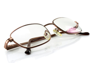 Eyeglasses isolated