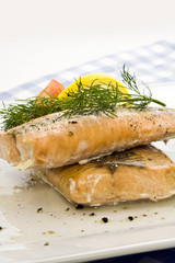 gegrillter Lachs