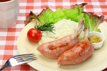 sausage with the bone