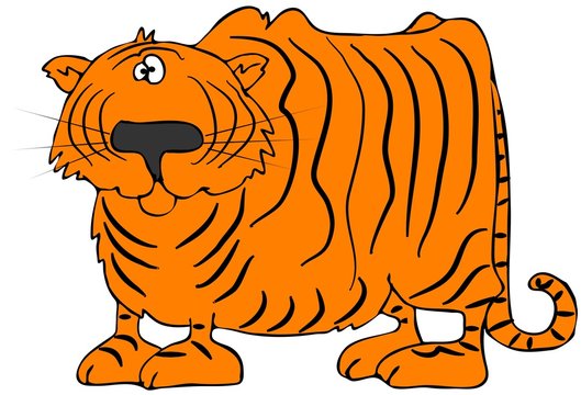 Cartoon Tiger
