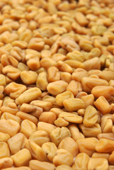 some organic fenugreek seeds delicious with boiled potato