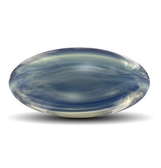 High resolution 3D gray glass ovoid