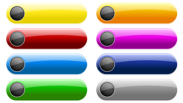 Button Webdesign bunt