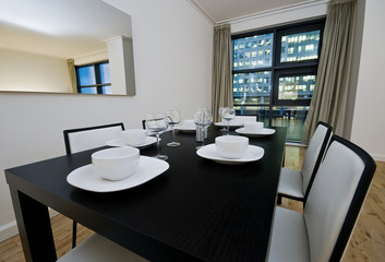 dining table setup
