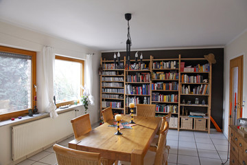 modern living-dining room