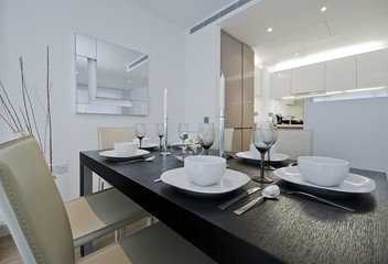 open plan living room