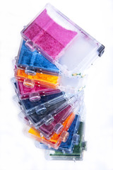 Empty Inkjet Printer Ink Cartridges