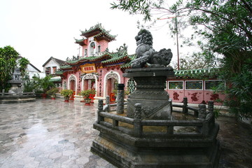 Forecourt of a Chinese Temple