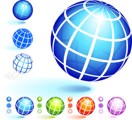 Wire Frame Globe Collection