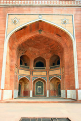 Detail  inside of The Red Fort
