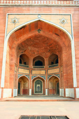 Fototapeta premium Detail inside of The Red Fort