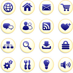 Internet Icons Buttons