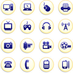 Fototapeta premium Technology Buttons