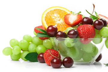 Still-life of fresh fruit