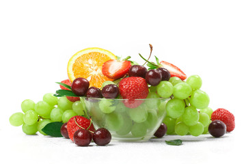 Still-life of fresh fruit