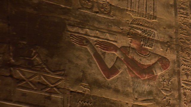 Horus tempel von innen, &Auml;gypten