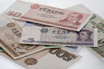 alte DDR Banknoten