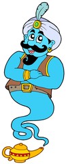 Genie from lamp