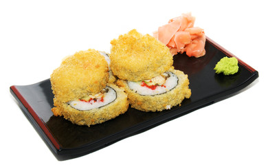 Japanese cuisine: seafoods sushi