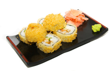 Japanese cuisine: seafoods sushi