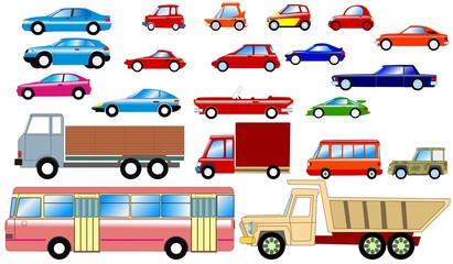 collection of cars