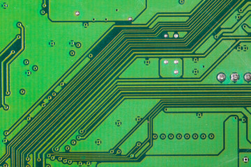 green electronic circuit board