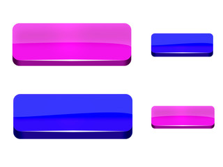 Colorful buttons for website