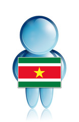 Obraz premium bonc_FlagSuriname
