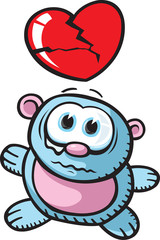 Broken hearted Bear