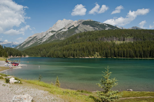 Two Jack Lake near Banff, Alberta, Canada