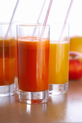 Juice in Glasses.