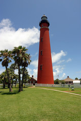 Fototapeta na wymiar Ponce Inlet Lighthouse