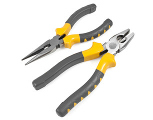 Pliers in a white background