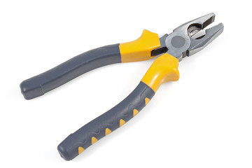 Pliers in a white background