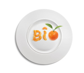 Assiette et Mandarine BIO