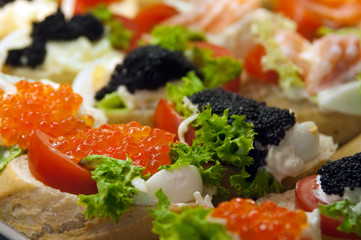 Caviar appetizer