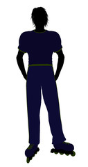 Male Roller Skater Silhouette
