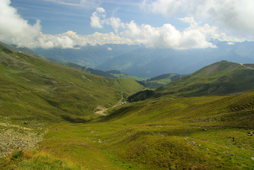 Fototapeta premium Furglerwanderung - hiking to mountain Furgler 20