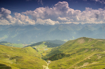 Fototapeta na wymiar Furglerwanderung - hiking to mountain Furgler 45