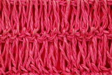 red knitting
