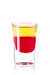 Shot cocktail collection: Red Tequila