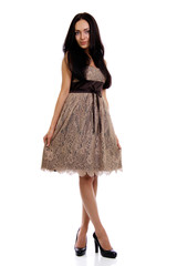 Full length portrait of an attractive woman