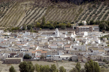 Obraz premium Vista general del municipio de Píñar 06