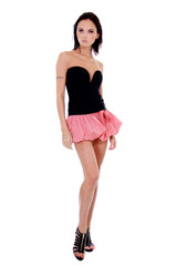 Full length portrait of an attractive woman