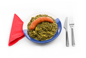 Gr&uuml;nkohl & Mettwurst