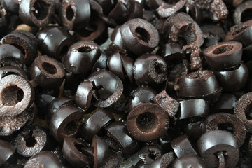 Sliced black olives