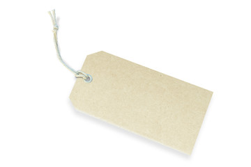 Blank Price Tag
