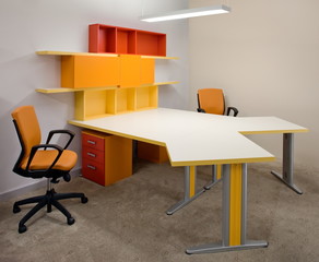 Beautiful and modern office interior design.