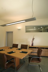 Beautiful and modern meeting room interior design.