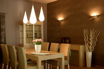 Beautiful and modern living room interior design.